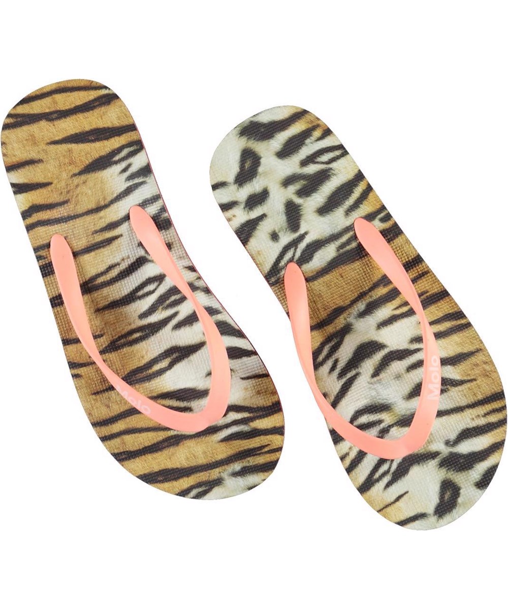 Zeppo - Tiger Stripes - Slippers in tijgerstrepen 