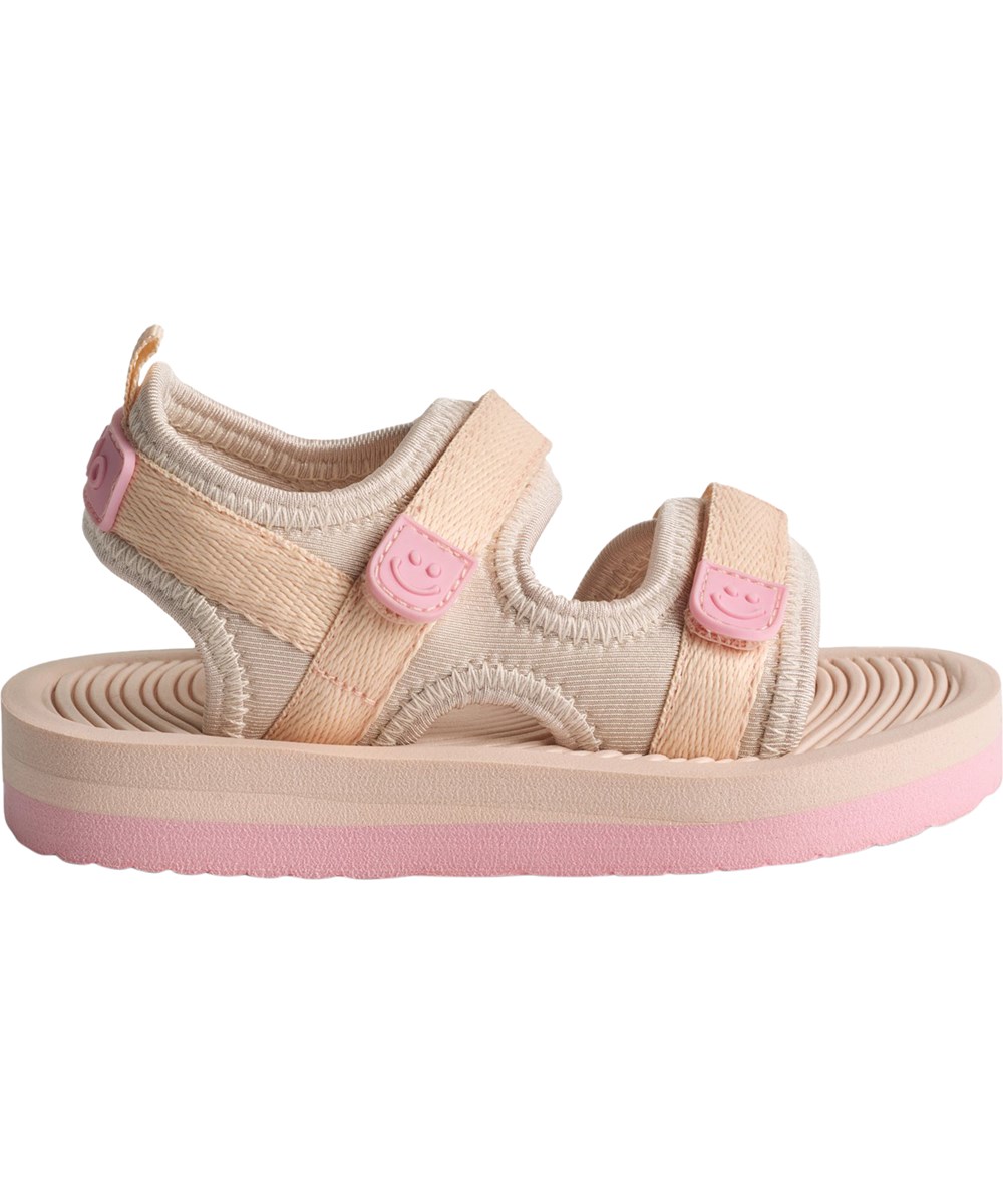 Zola - Rose Light - Roze, sportieve sandalen voor kinderen met een zachte schuimzool en klittenbandsluiting.