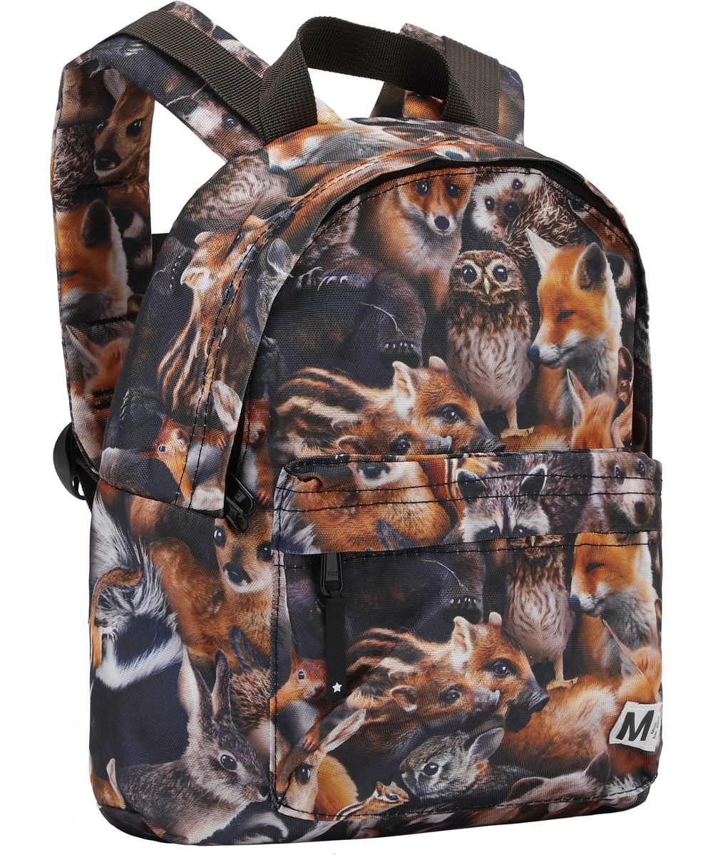 Backpack - Forest Animals - Gerecyclede rugzak met dierenprint 