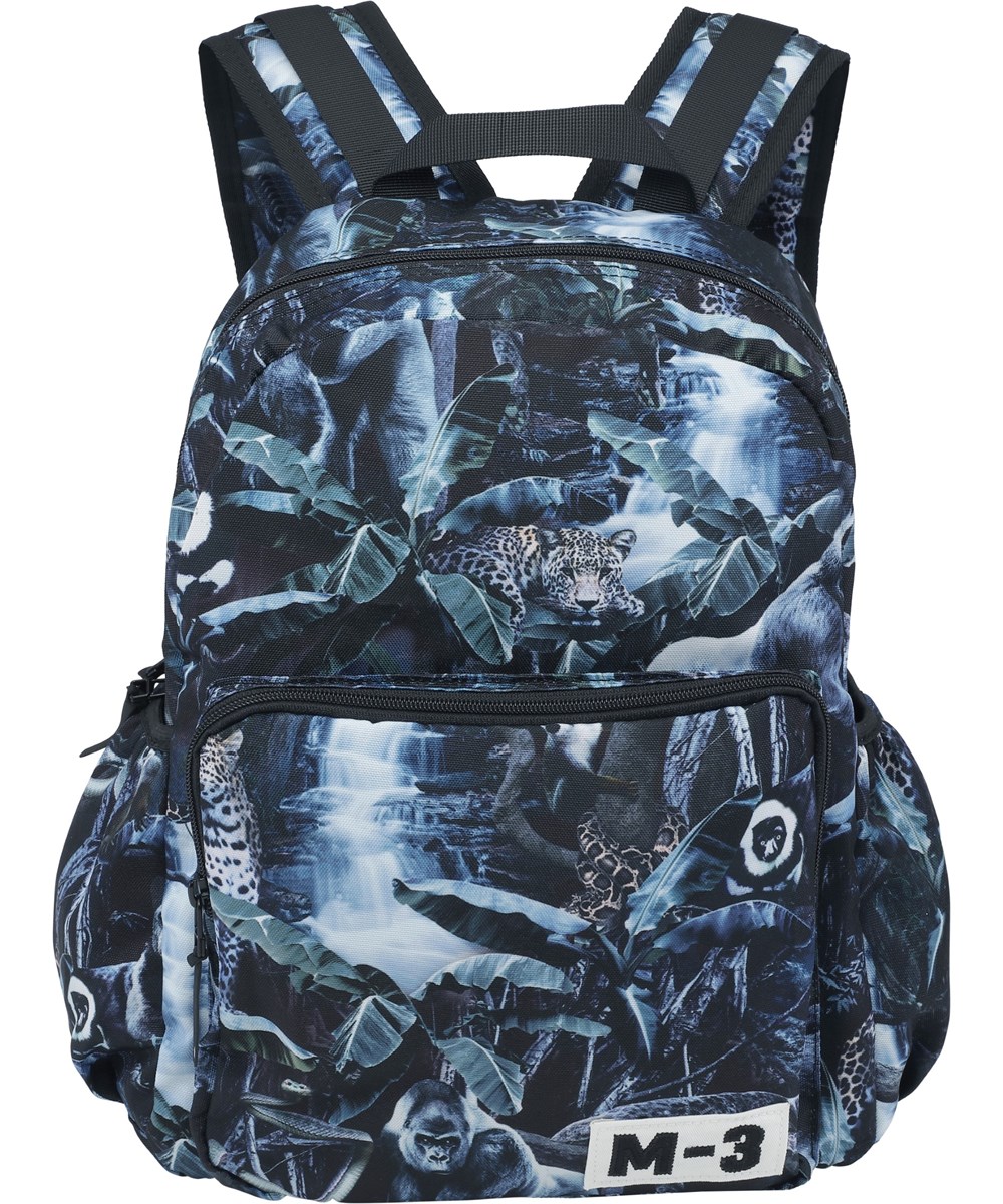 Big Backpack - Moonlit Jungle - Gerecycleerde rugzak met dierenprint