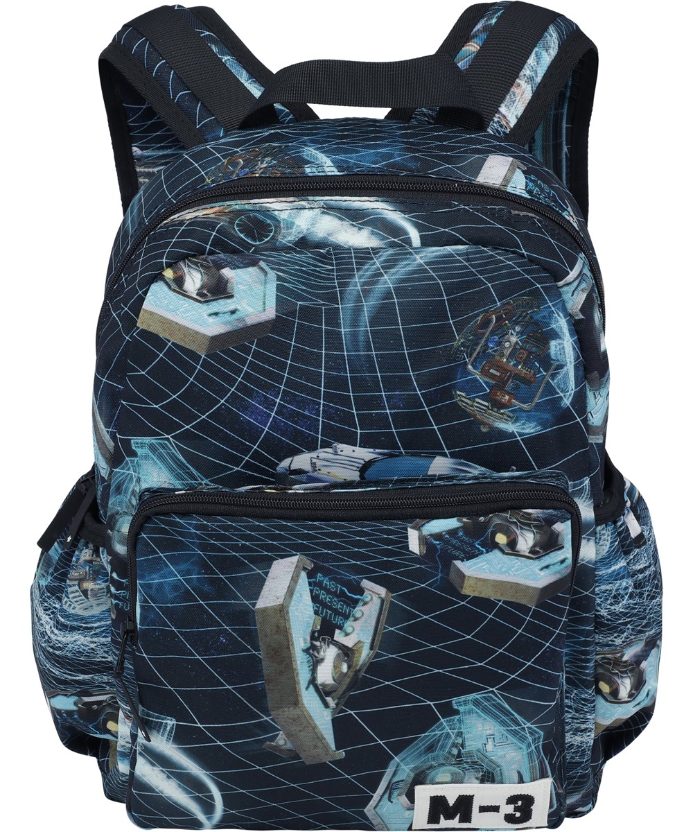 Big Backpack - Time Machines - Gerecyclede rugzak met futuristische print