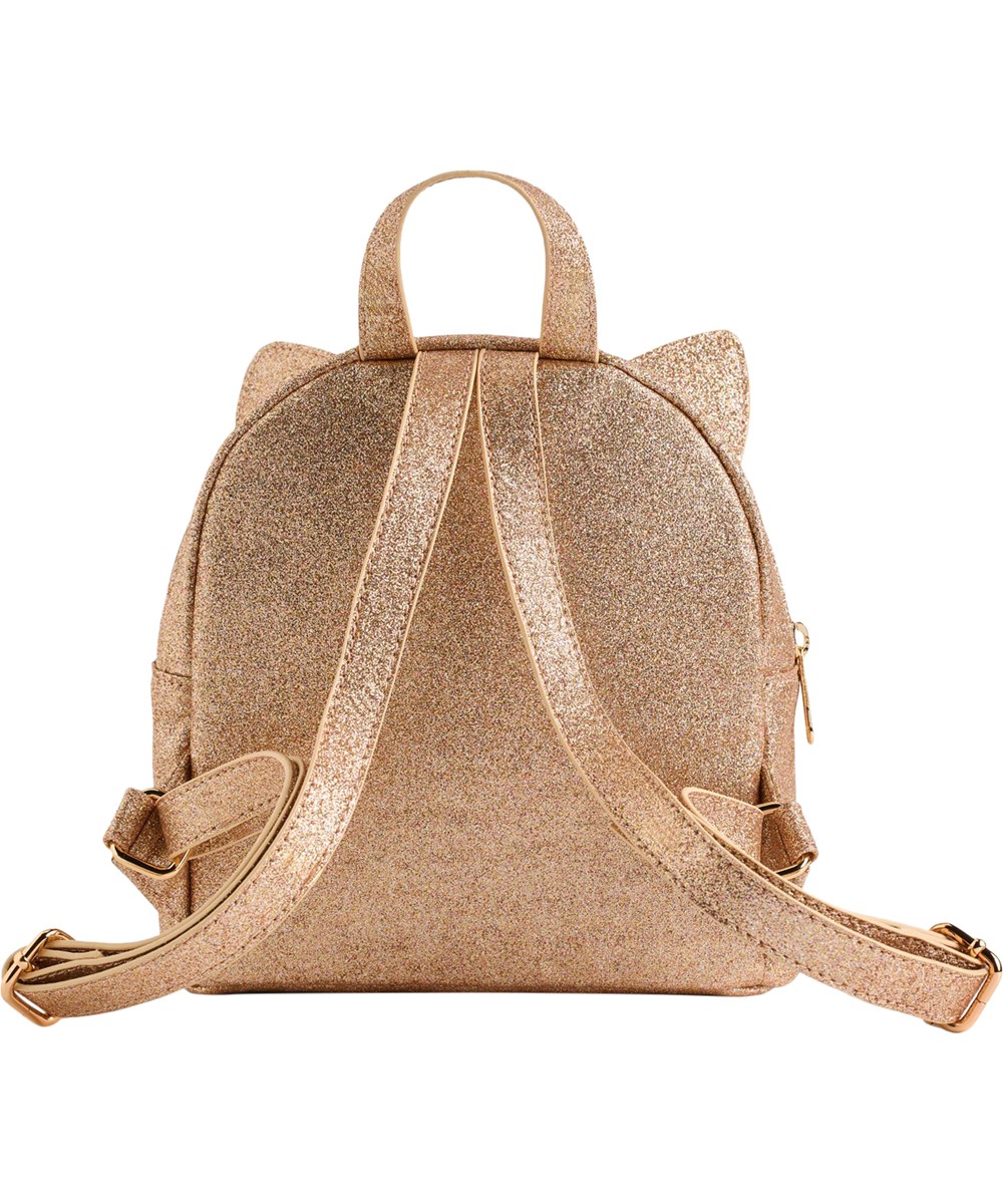 Kitty Backpack - Petal Blush - Kattenrugzak voor kinderen in goud en glitter met verstelbare banden