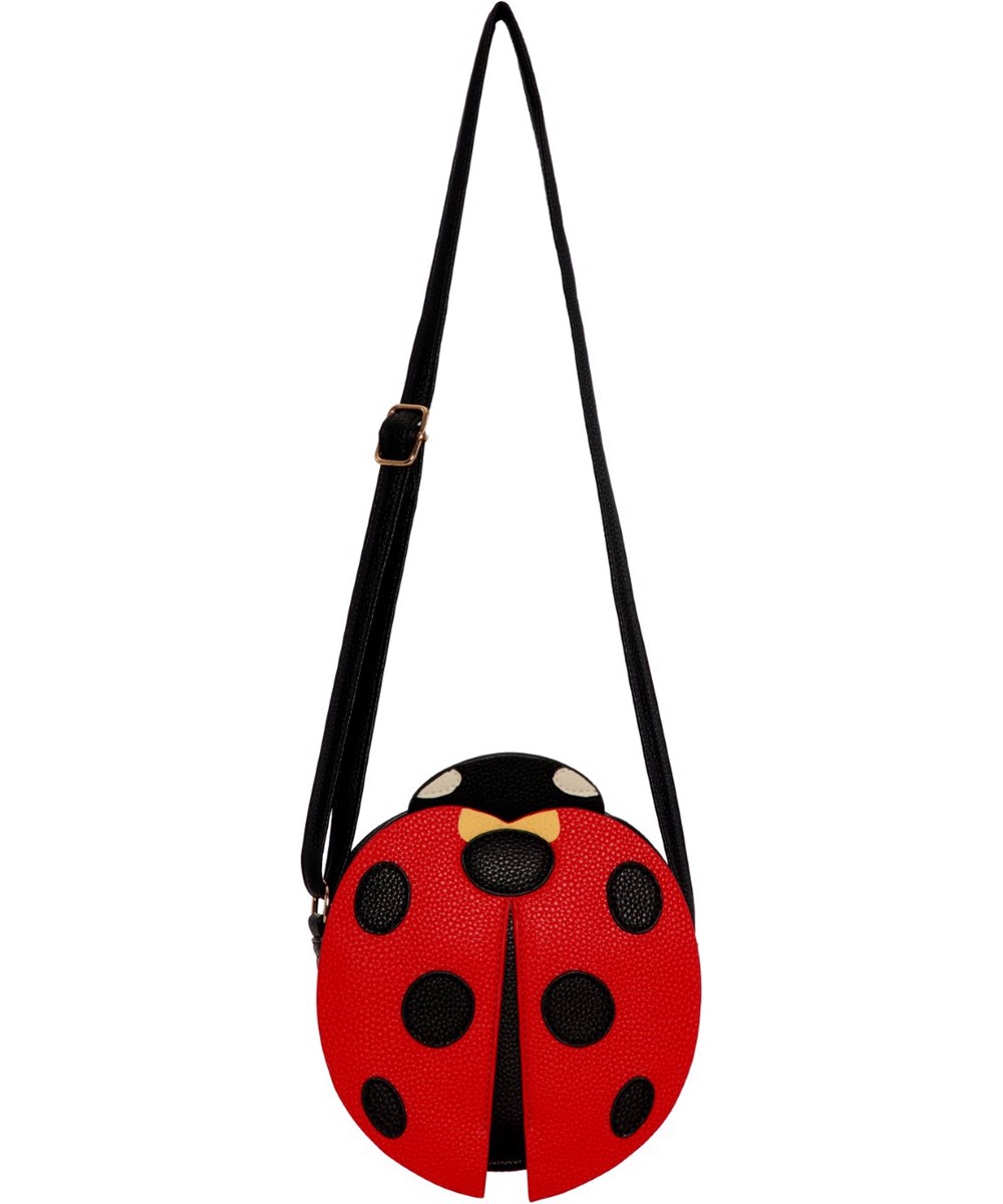 Ladybird Bag - Ladybird - Crossbody tas in zwart met op de voorkant een schattige lieverheersbeestje motief