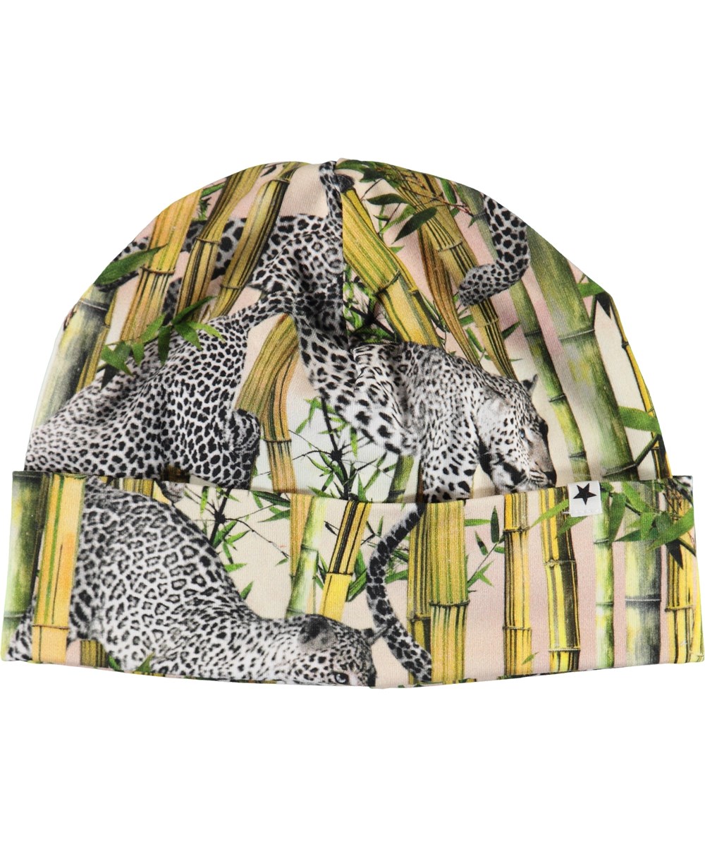 Namora - Flying Leopard - Organic hat with leopards 