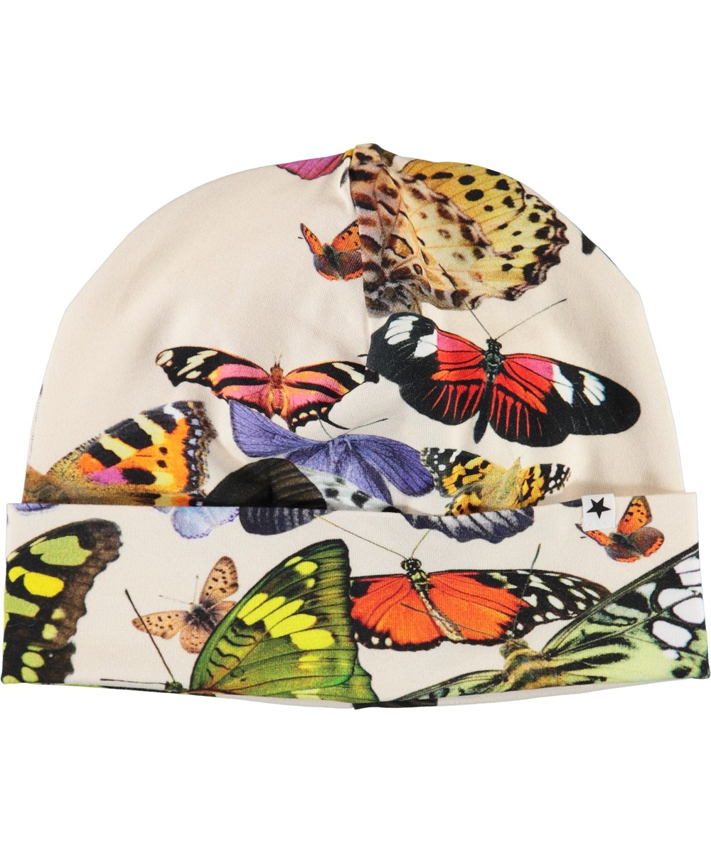 Namora - Papillon - Organic hat with butterflies 