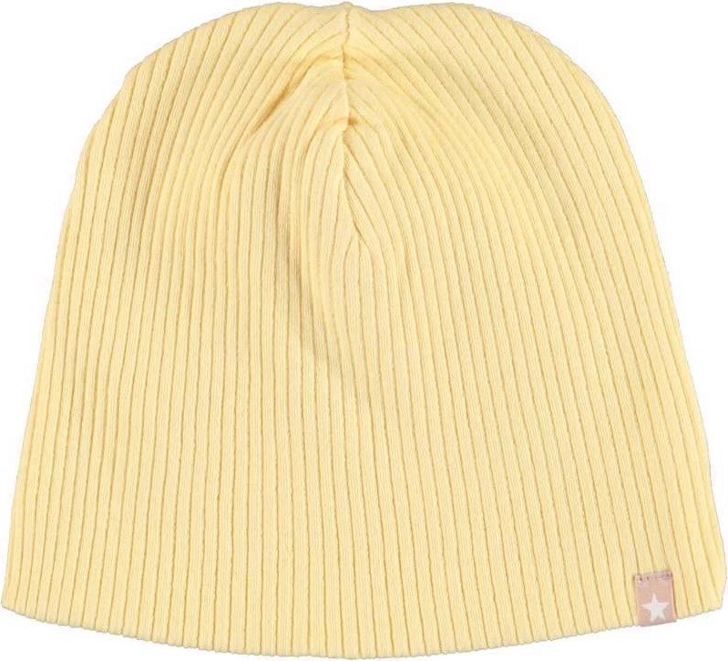 Neci hat and bib set - Impala - Baby hat and bib in light yellow