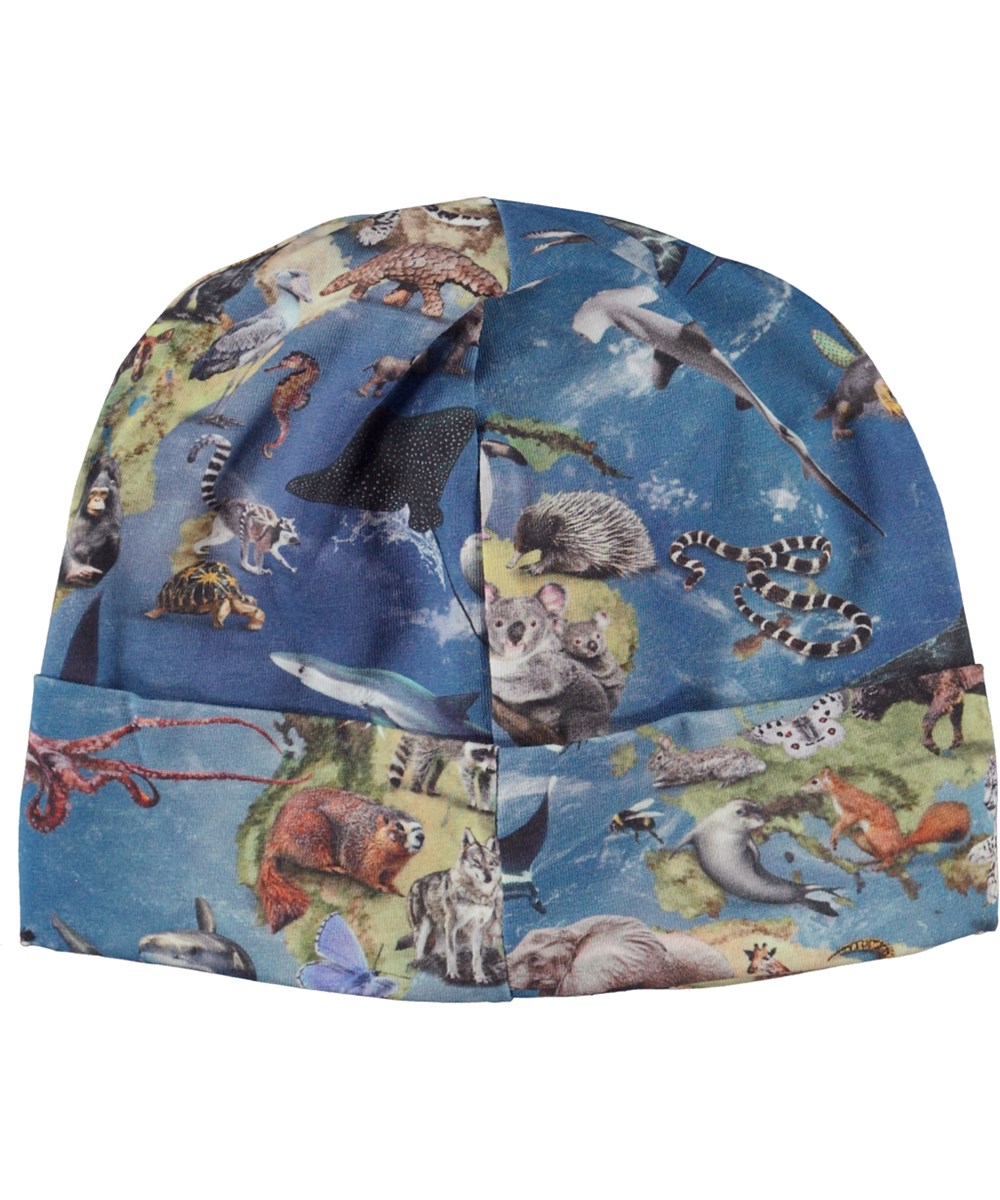 Nico - Animal Earth - Organic hat with animal print