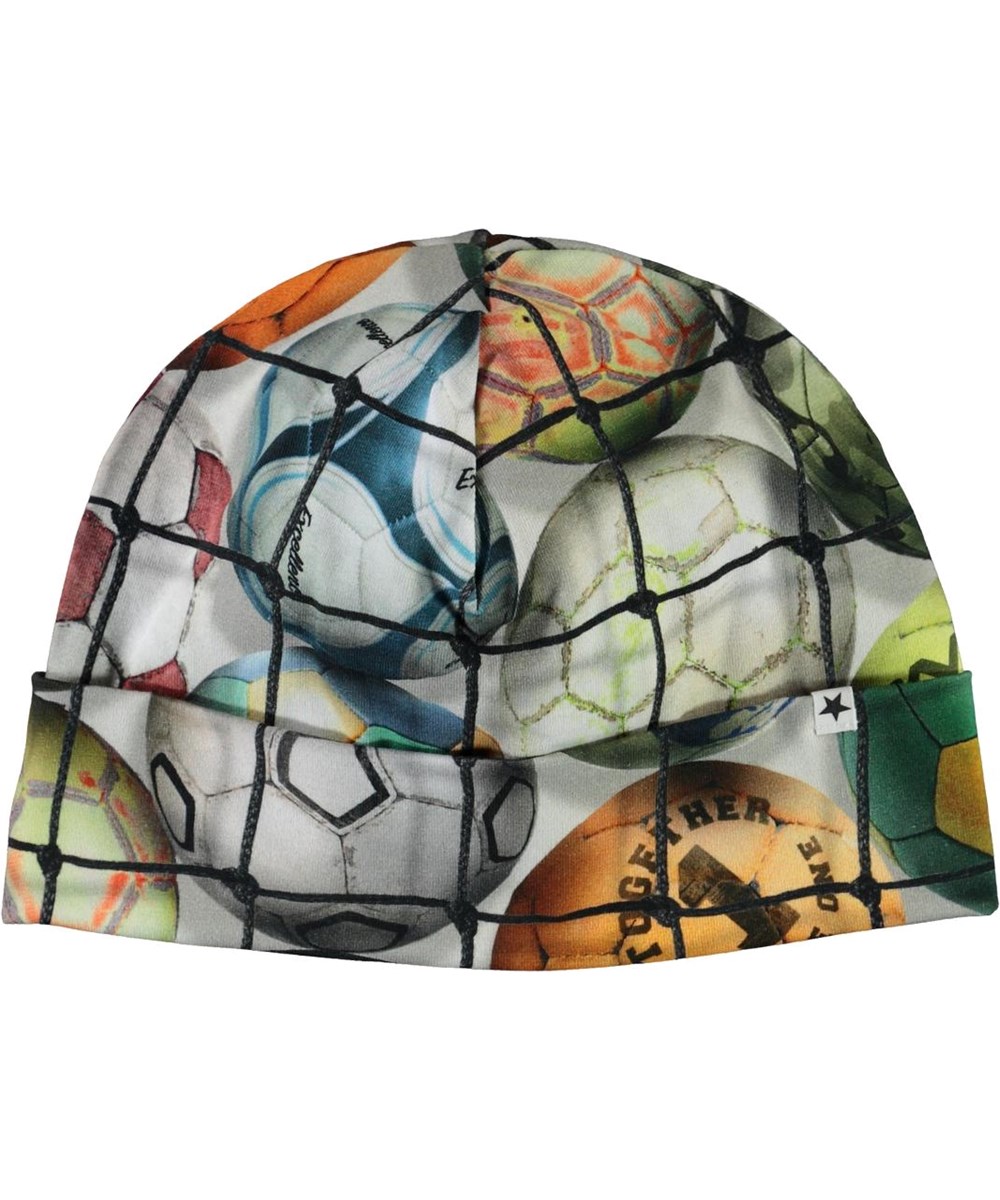 Nico - Footballs - Hat with football print