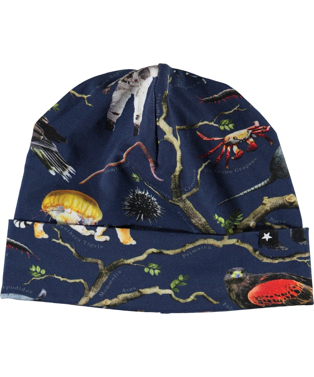 Nico - Tree Of Life - Organic hat with animals