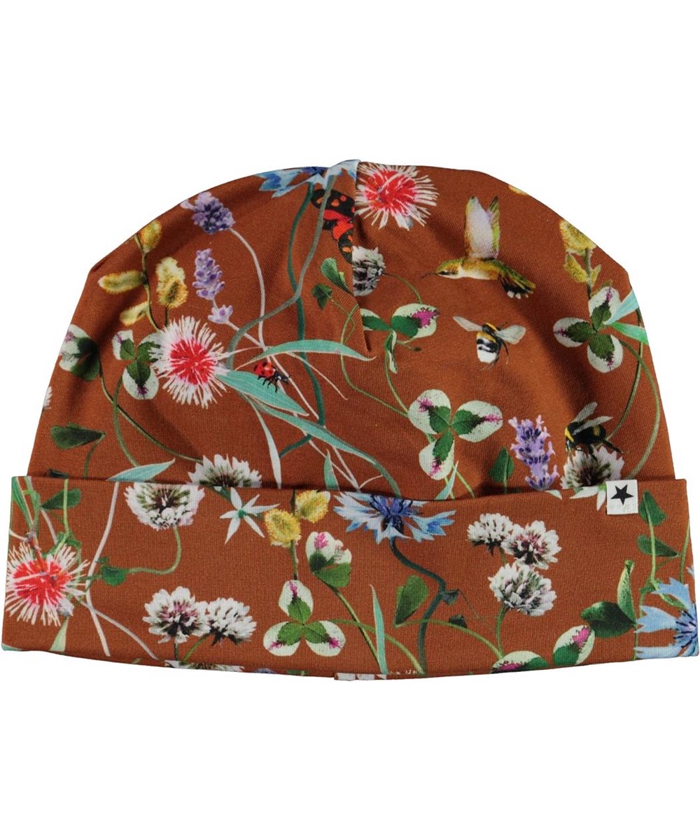 Nico - Wildflowers - Brown hat with floral print