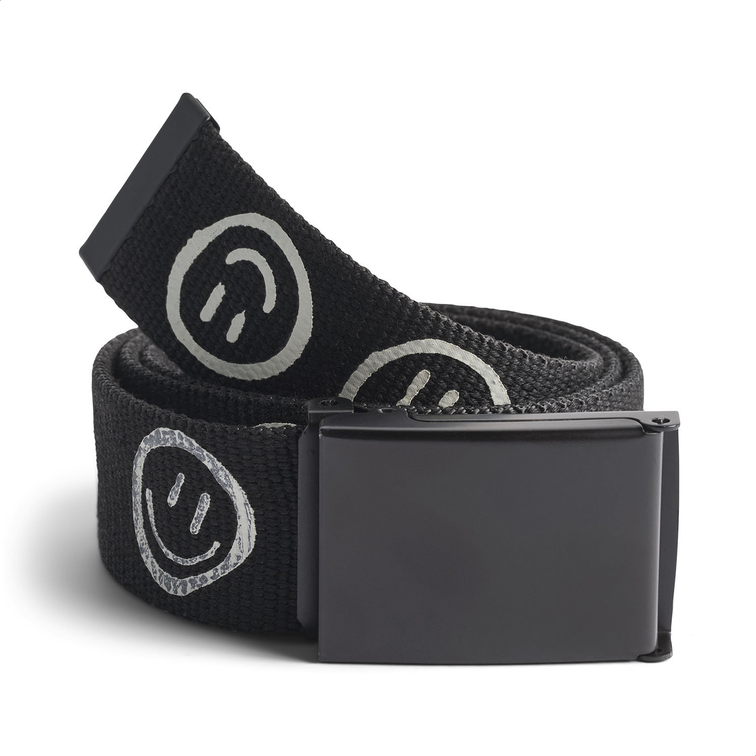 Nite - Smile - Black belt with smiley face print - Molo