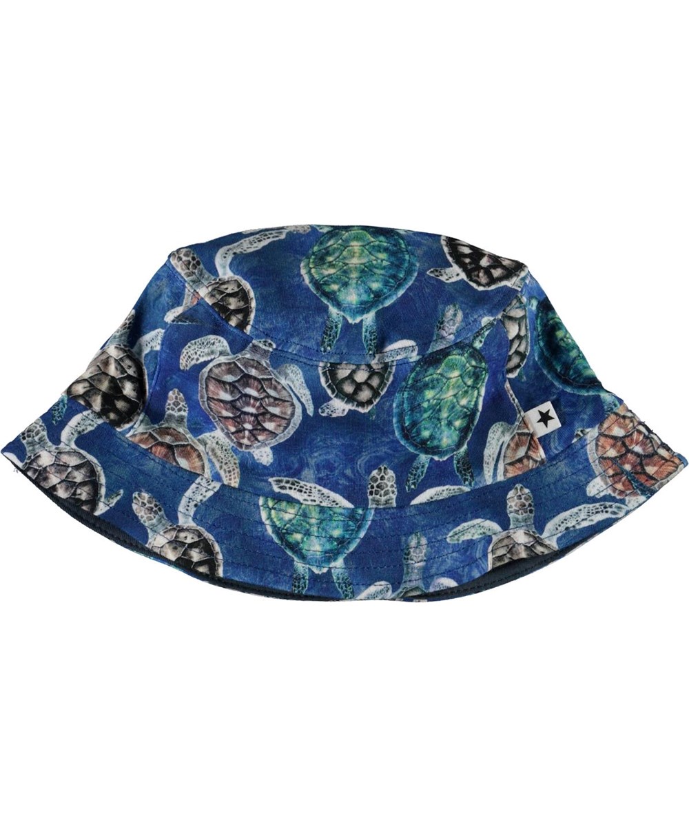 Nomly - Mini Turtles - Blue bucket hat with turtles 