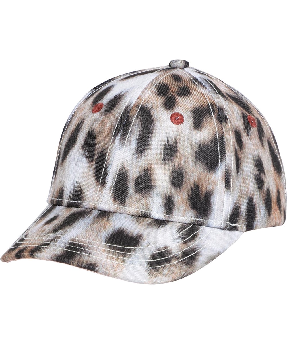 Sebastian - Snowy Leo Fur - Snow leopard printed sports cap