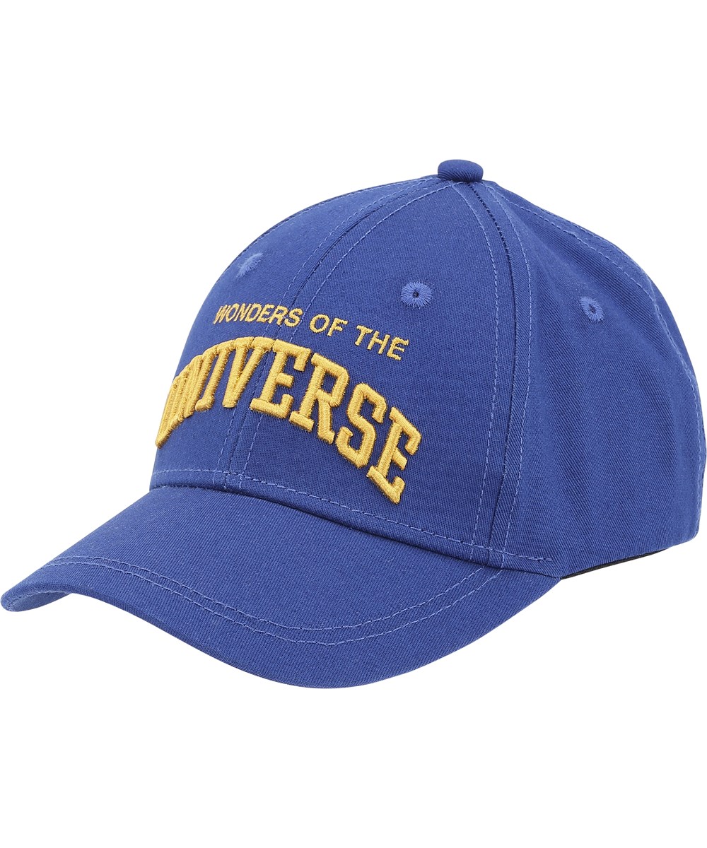 Sebastian - Lapis Blue - Cap with yellow text.