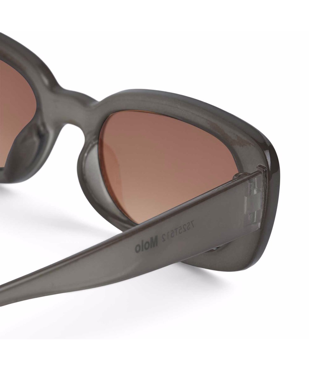 Selah - Black - Oval children's sunglasses in black with tinted lenses, glossy finish, and 100% UV protection.