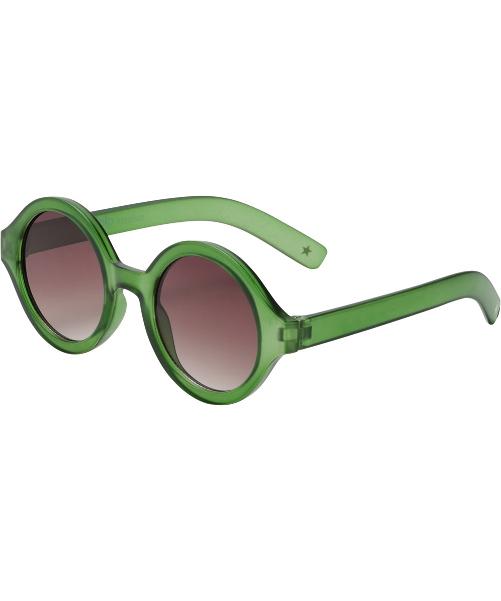 Shelby - Green Bee - Green sunglasses with dark lenses