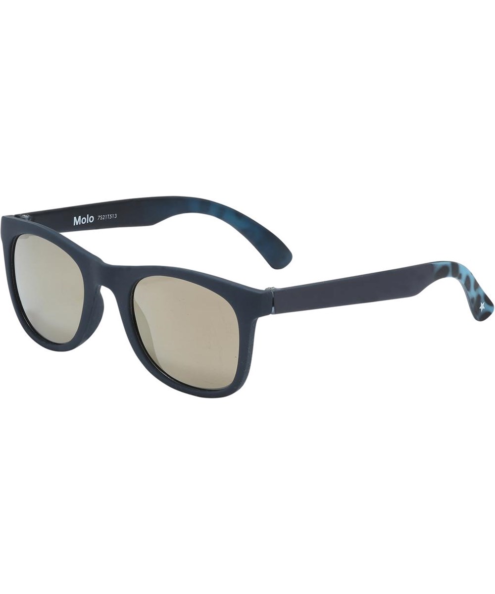 Smile - Deep Blue - Dark blue, classic sunglasses