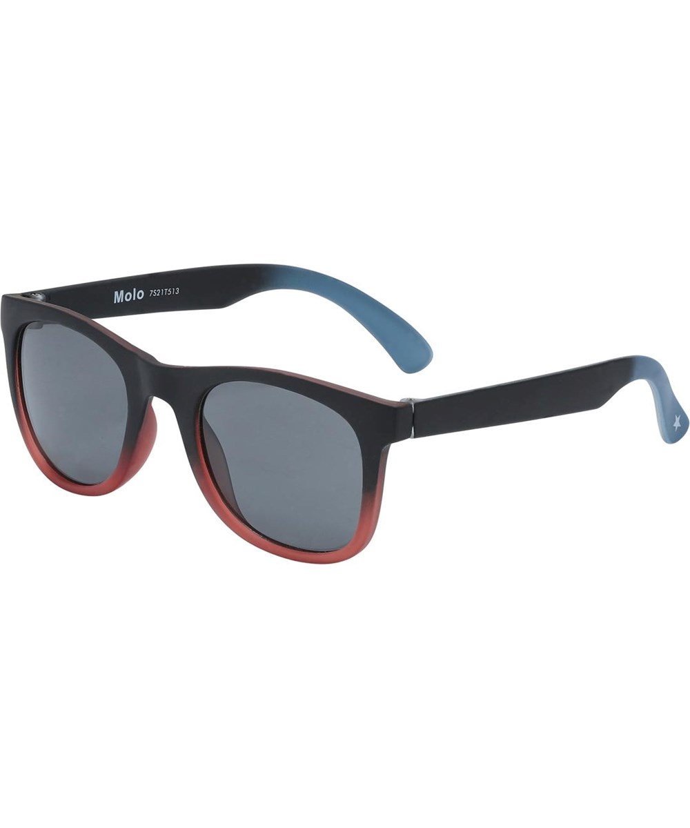 Smile - Pickup - Black sunglasses with red bottom 
