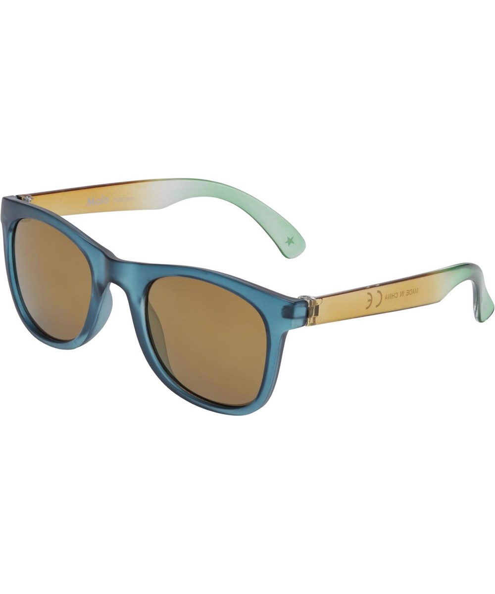 Smile - Poseidon - Blue sunglasses with brown lenses