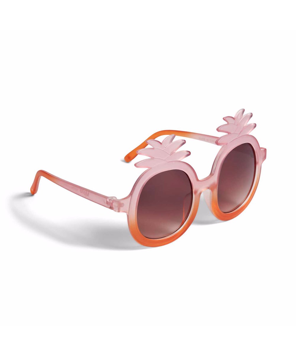 So Pineapple - Tumeric - Pineapple-shaped sunglasses for children in pink and orange with tinted lenses and 100% UV protection.