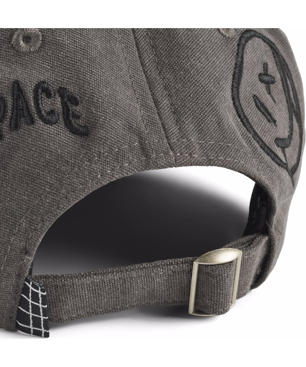 Steel - Echo Wash - Grey cap in cotton blend for children.