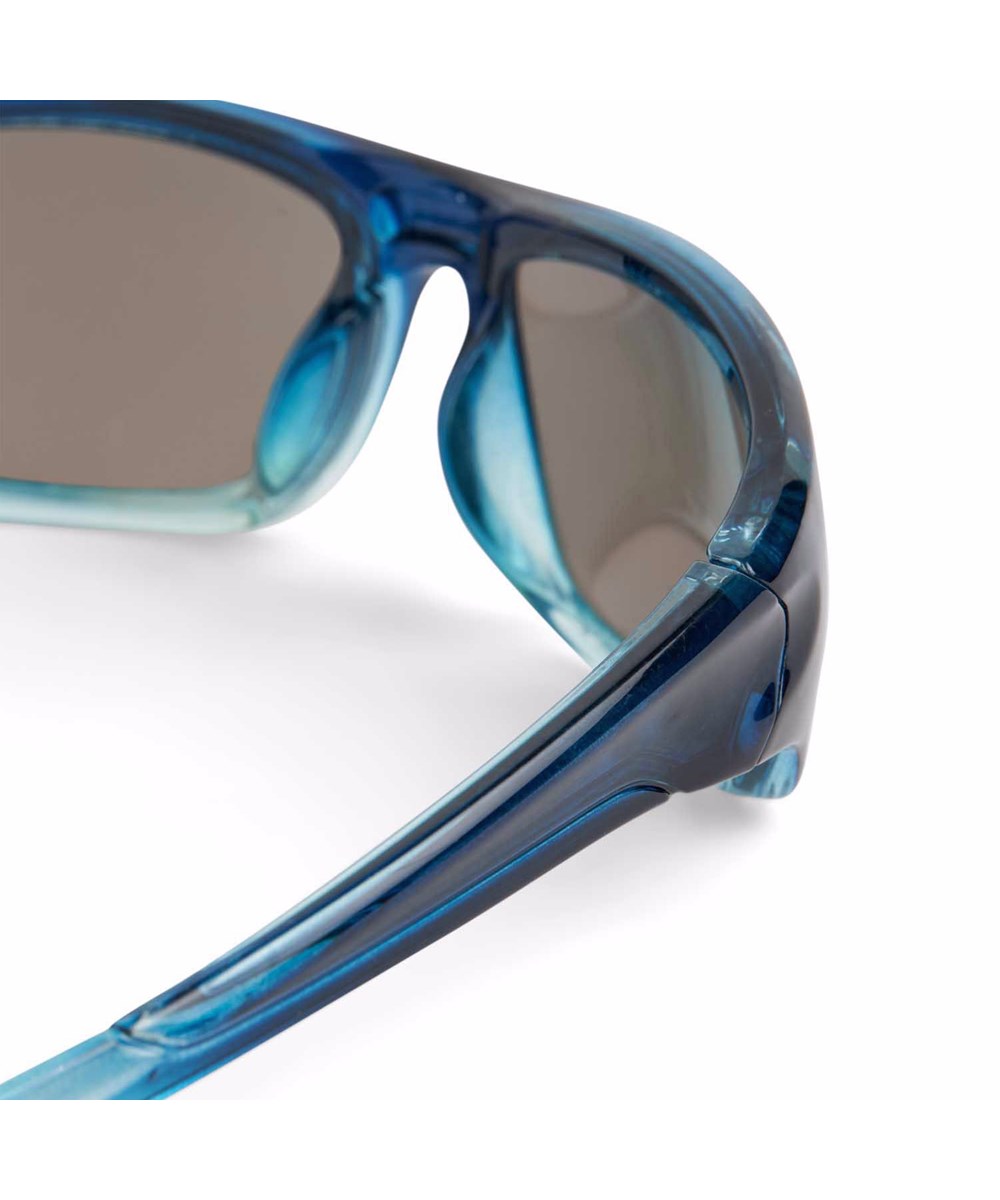 Super Cool - Reef Blue - Sporty children's sunglasses in blue, mirrored glass, glossy finish, and 100% UV protection.