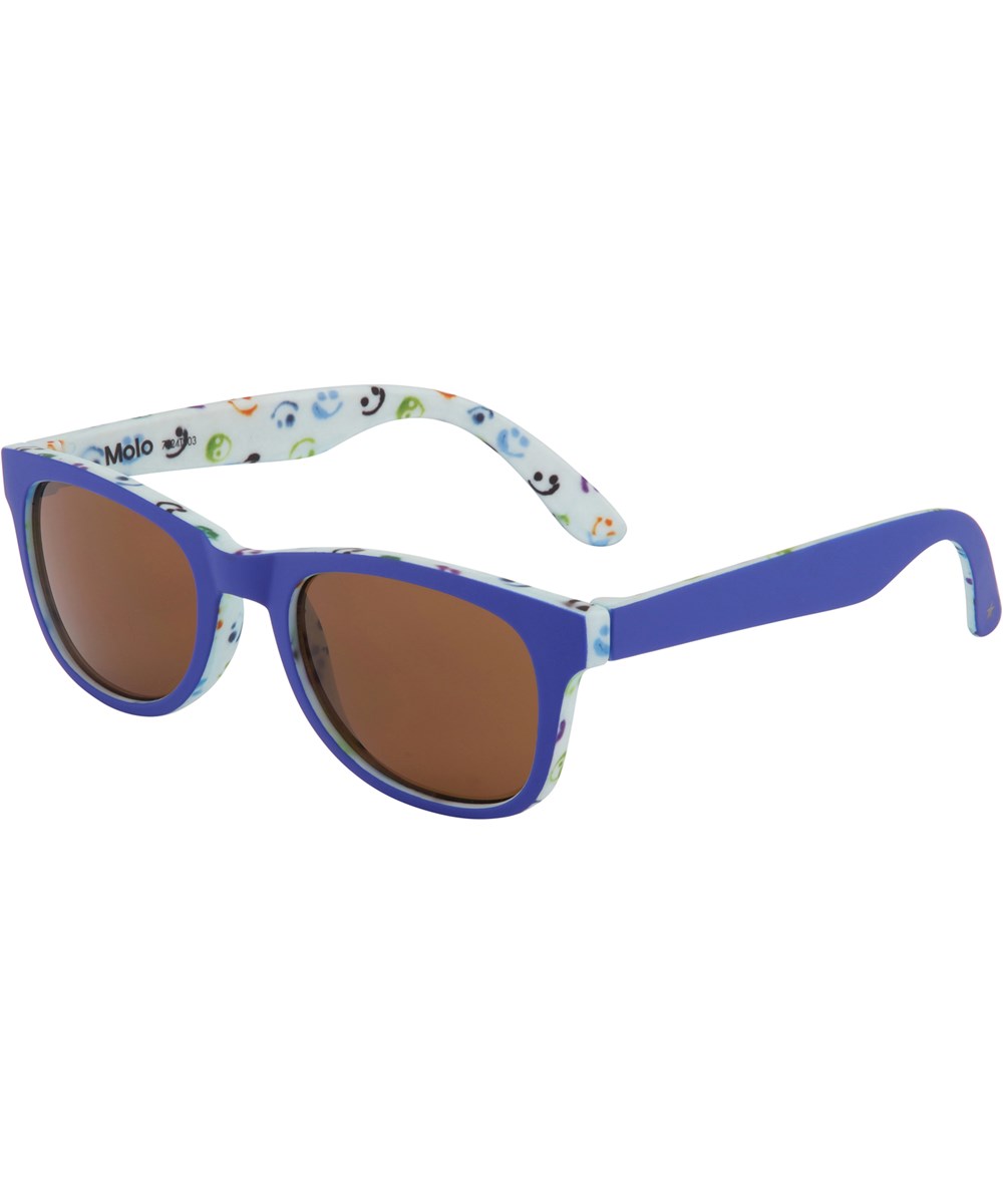 Star - Multi Smile - Sonnenbrille in Dunkelblau mit braunen Gläsern