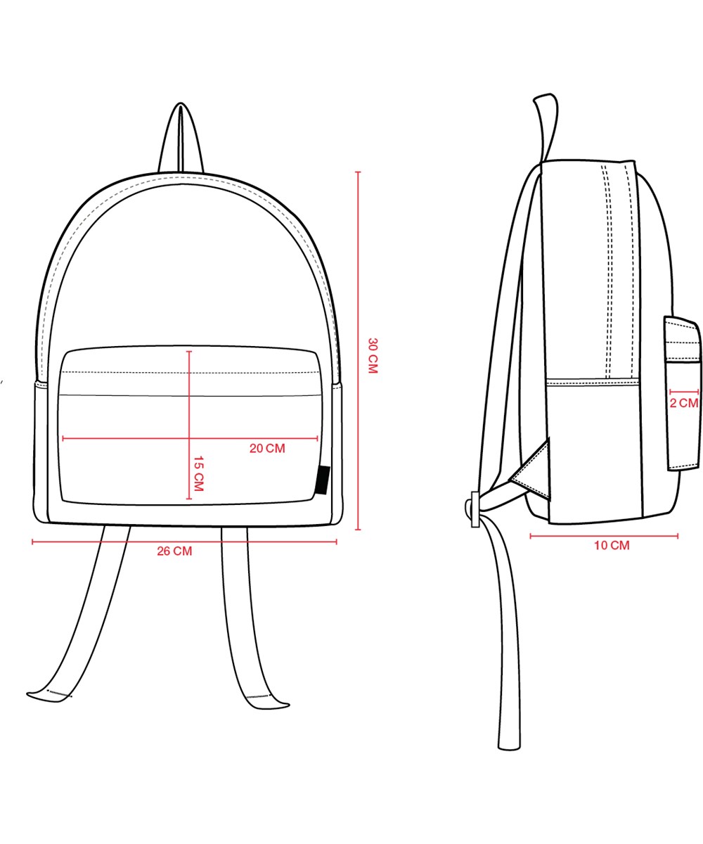 Backpack - Hibernation - Backpack with print of sleeping dogs