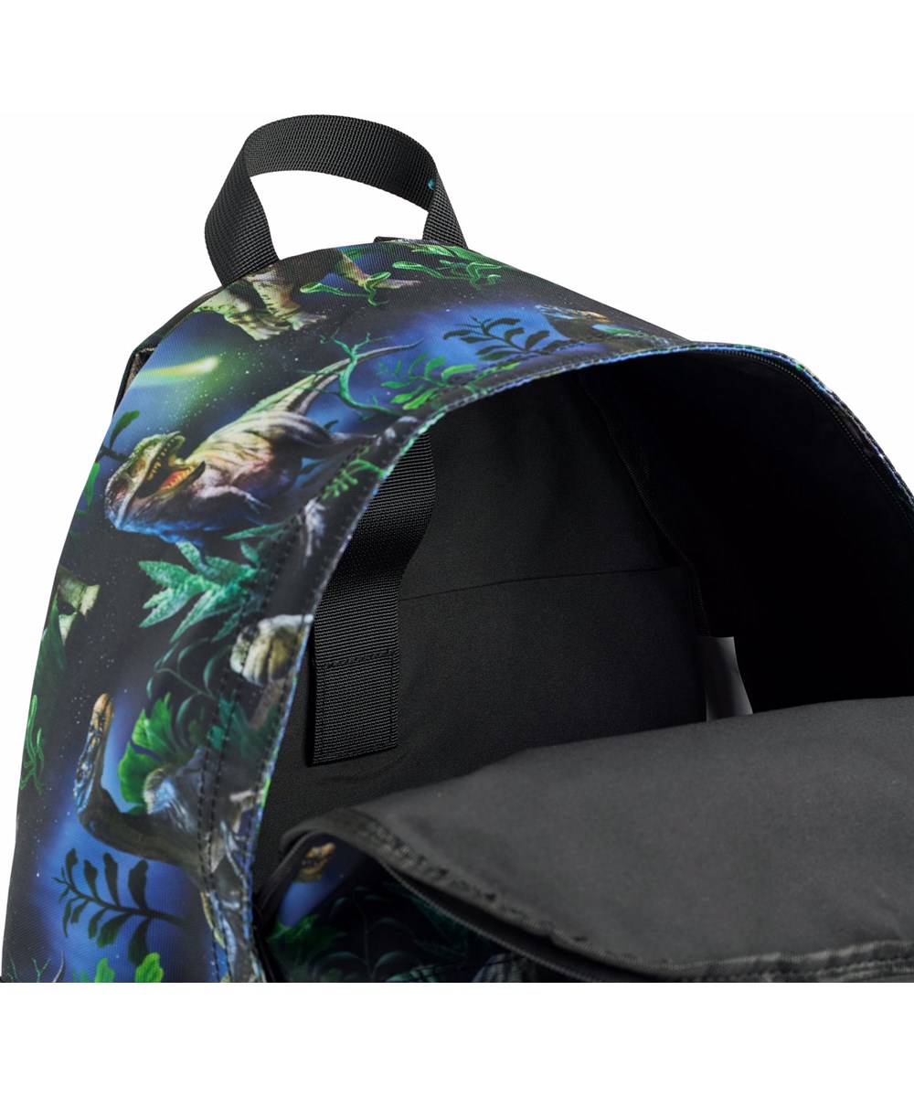 Backpack Mio - Dinorama - Colourful backpack for children with a dinosaur print.