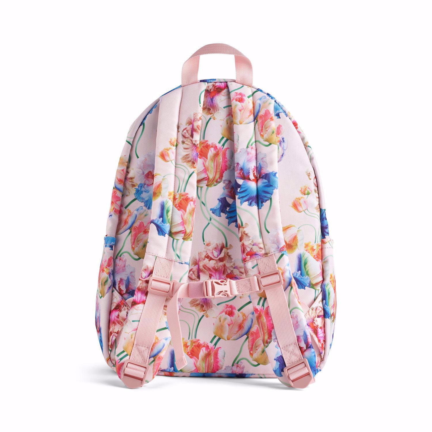 Backpack Mio - Tulip Pink - Pink school backpack with floral  display picture 3