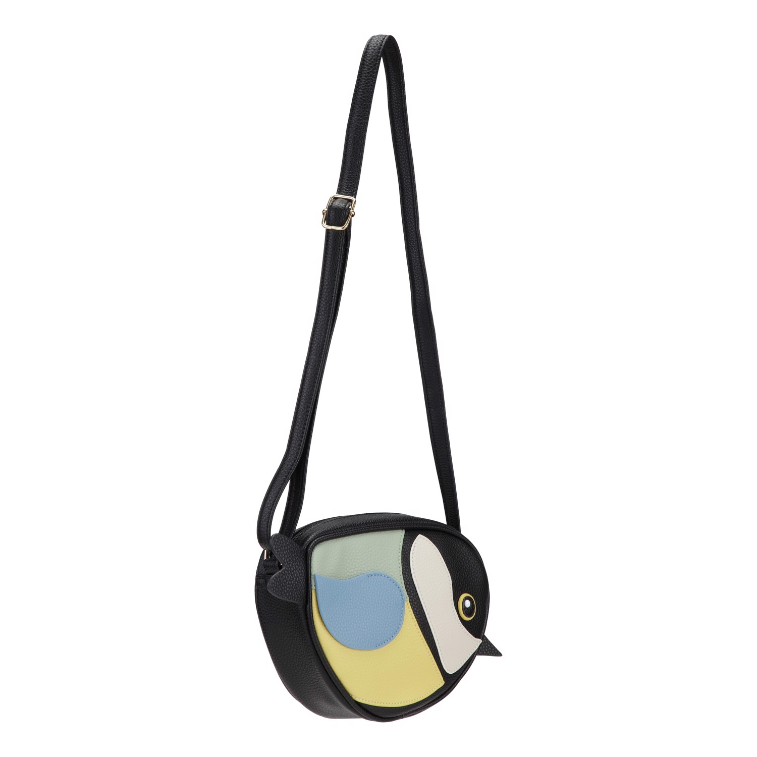 Bird Bag Black Crossbody bag with bird Molo