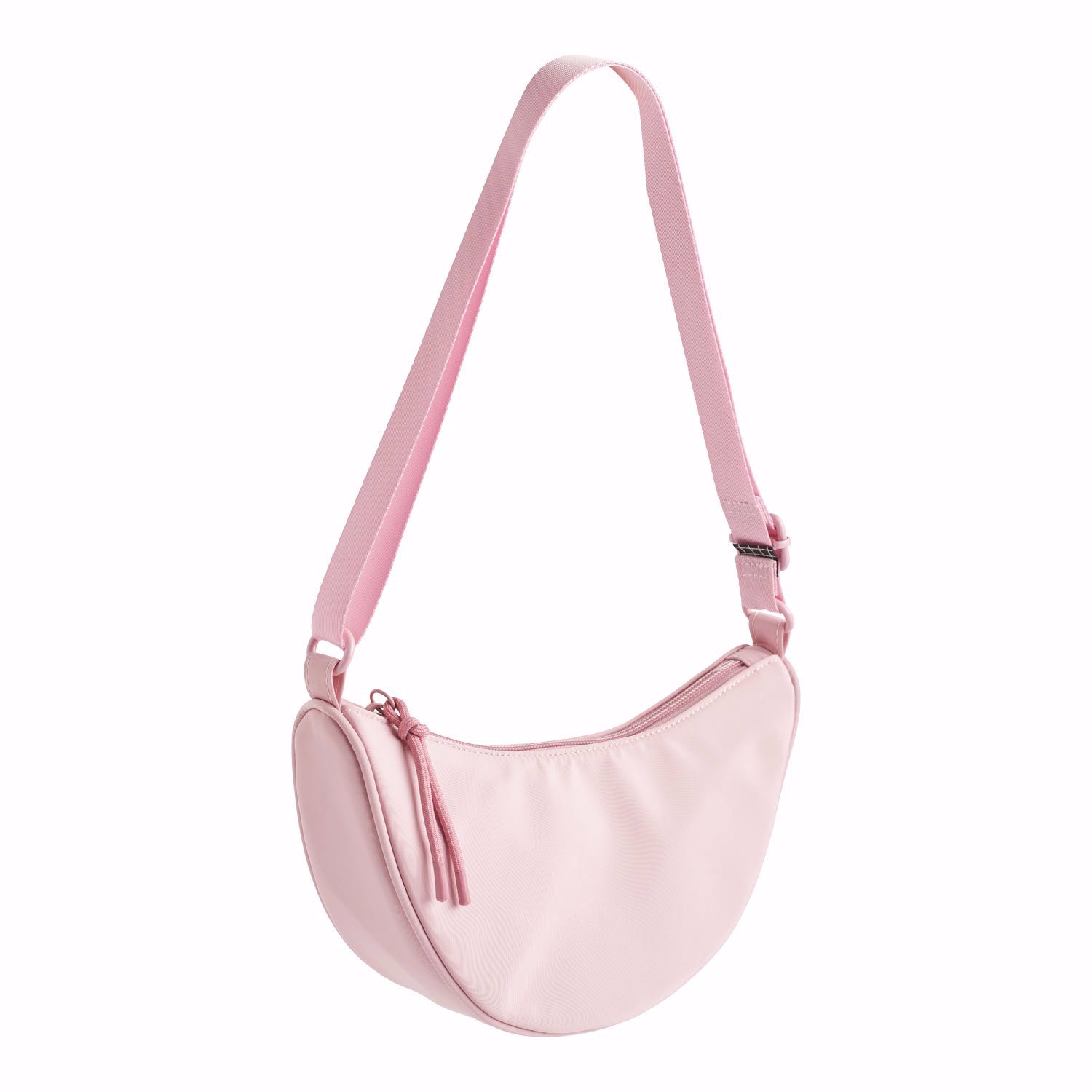 Crescent Bag - Alpine Glow - Pink bag with a half-moon shape