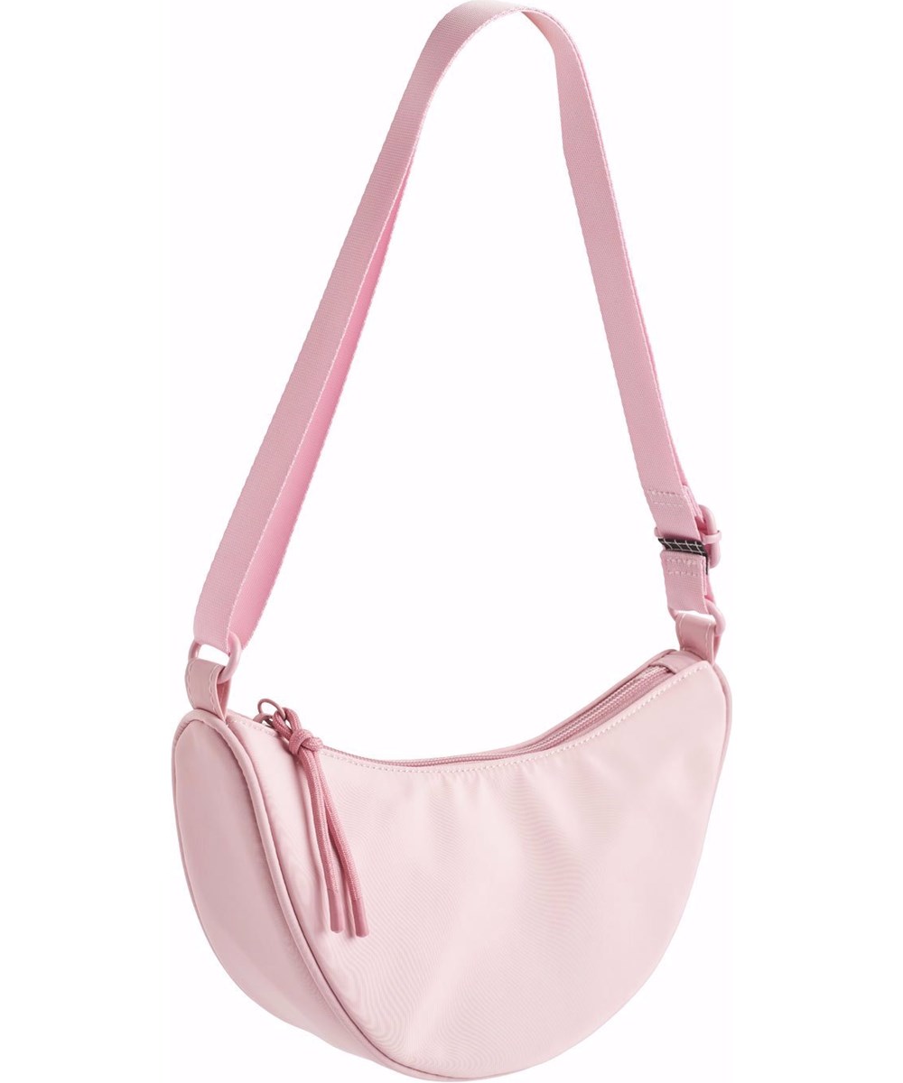 Crescent Bag Alpine Glow Pink bag with a half-moon shape for