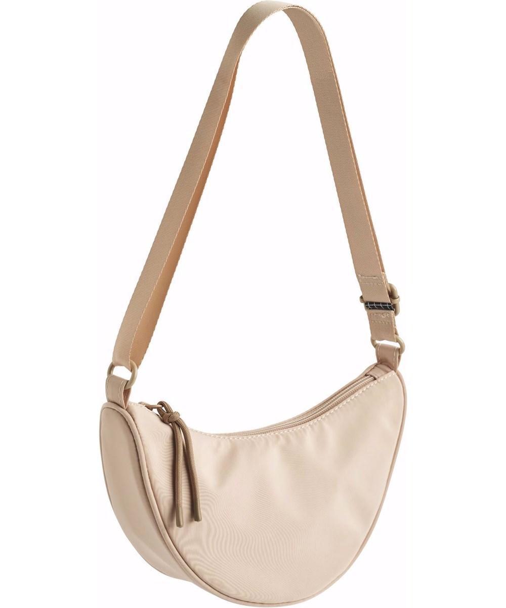 Crescent Bag - Sandy - Sand-coloured bag with a half-moon shape for children.