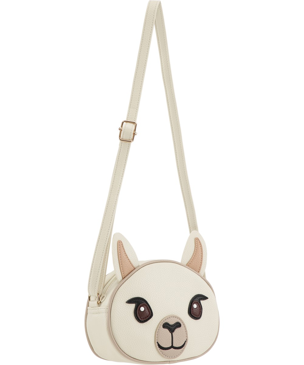 Llama bag Sandy Crossbody bag in white with llama Molo