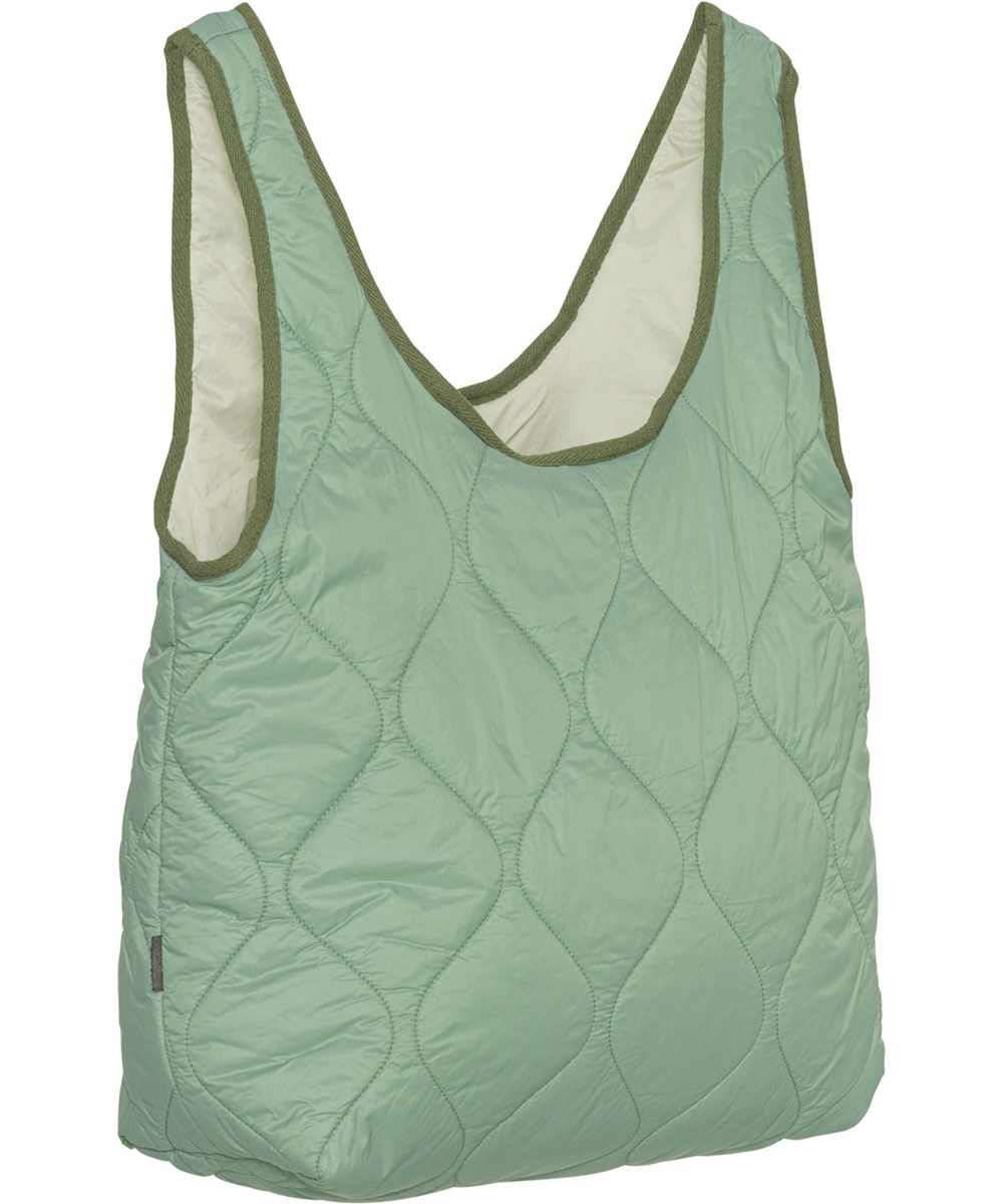 Quilt Sac - Meadow - Green quilted bag