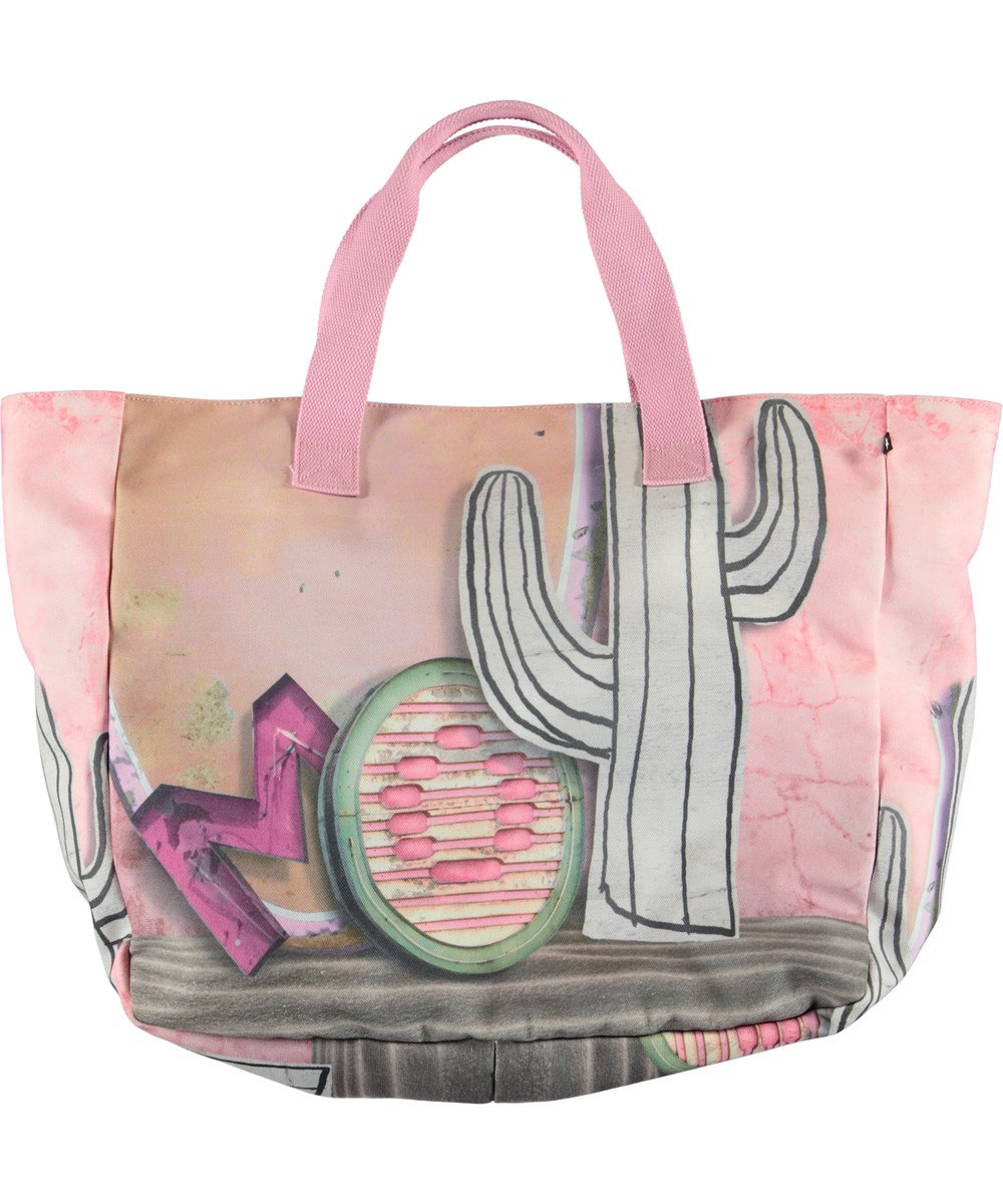 Big Beach Bag - Signs By The Wall - 