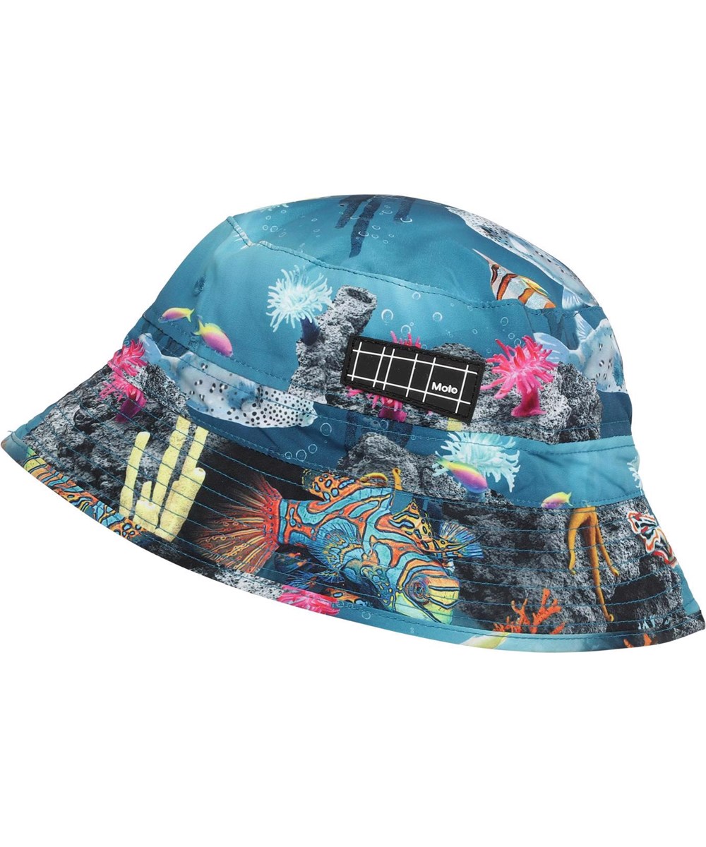 Niks - Ocean Living - UV Eimerhut mit Fisch und Korallen