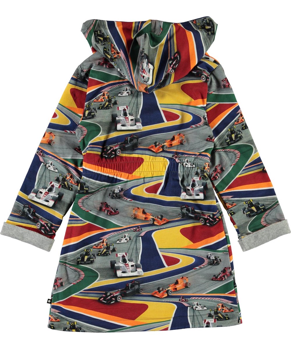 Way - Full Speed - Öko-Bademantel Auto-Druck