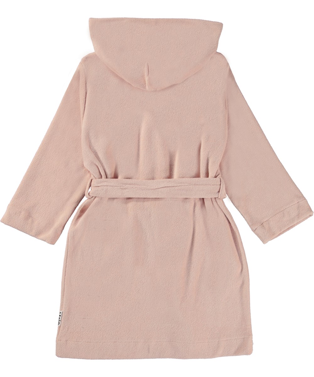 Wyn - Petal Blush - Weicher Bademantel aus leichtem und dicht gewebtem rosafarbenem Frottee