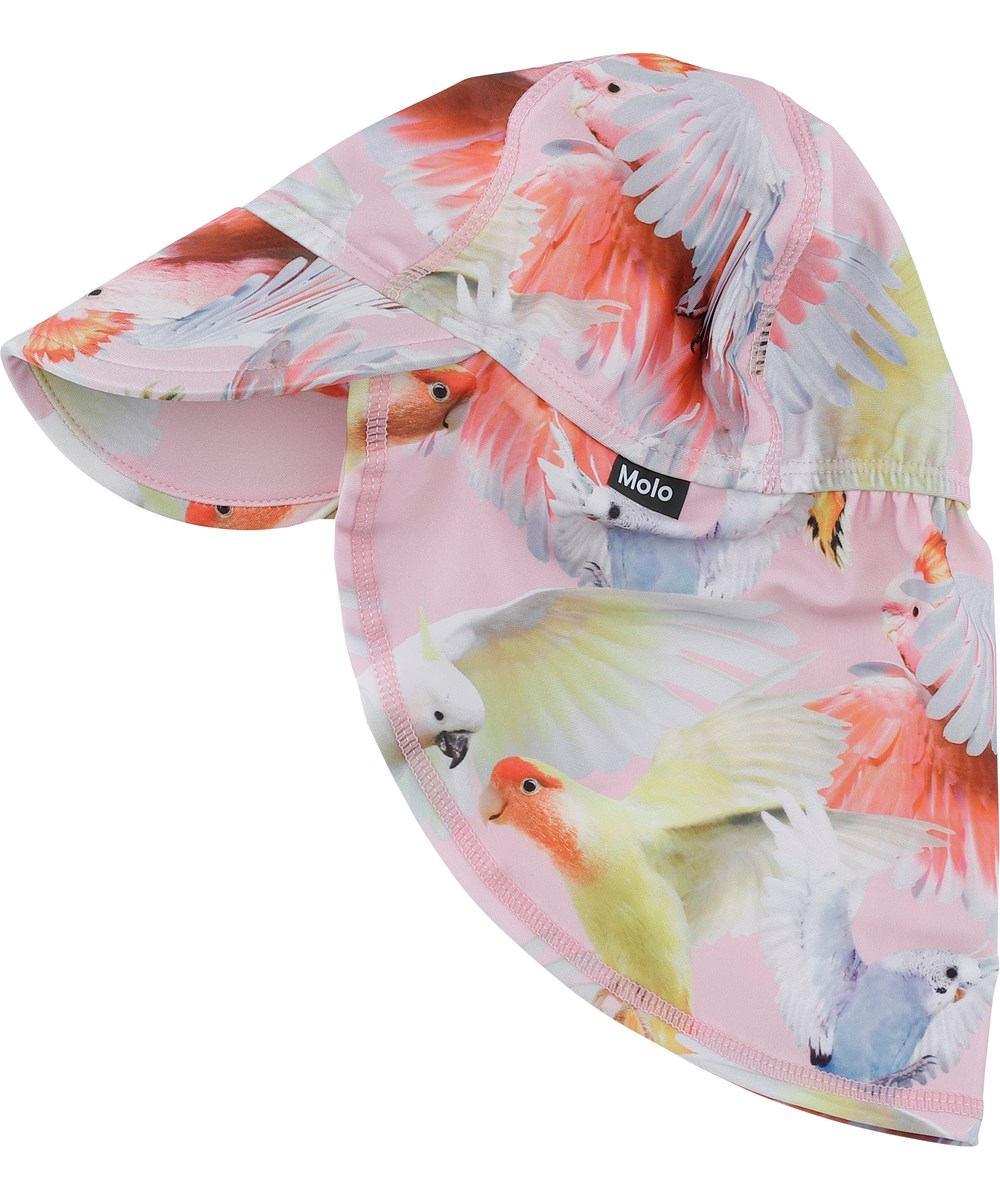 Nando - Cockatoos - Solhat med papegøje print