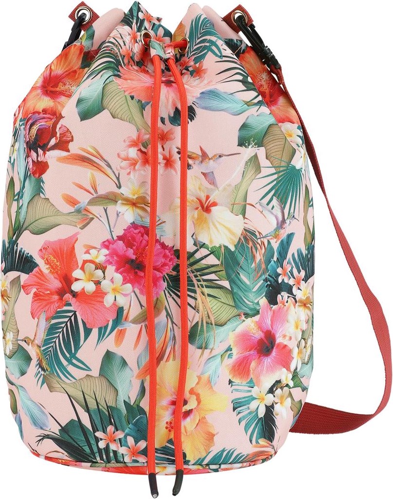 Nedo - Hawaiian Flowers - Strandtaske med blomster print