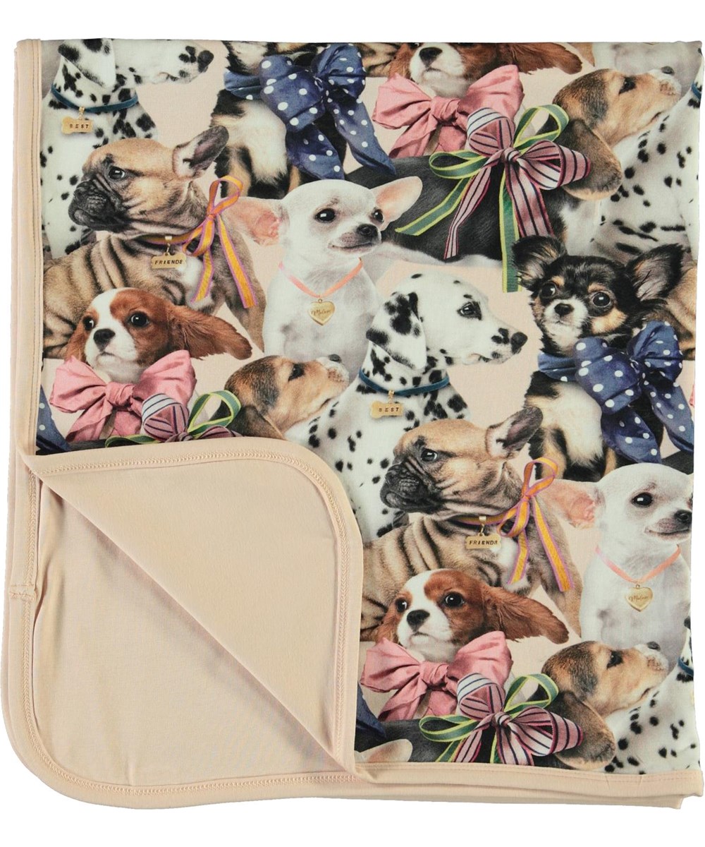 Niles -  Puppy Love - Blødt tæppe med hunde print