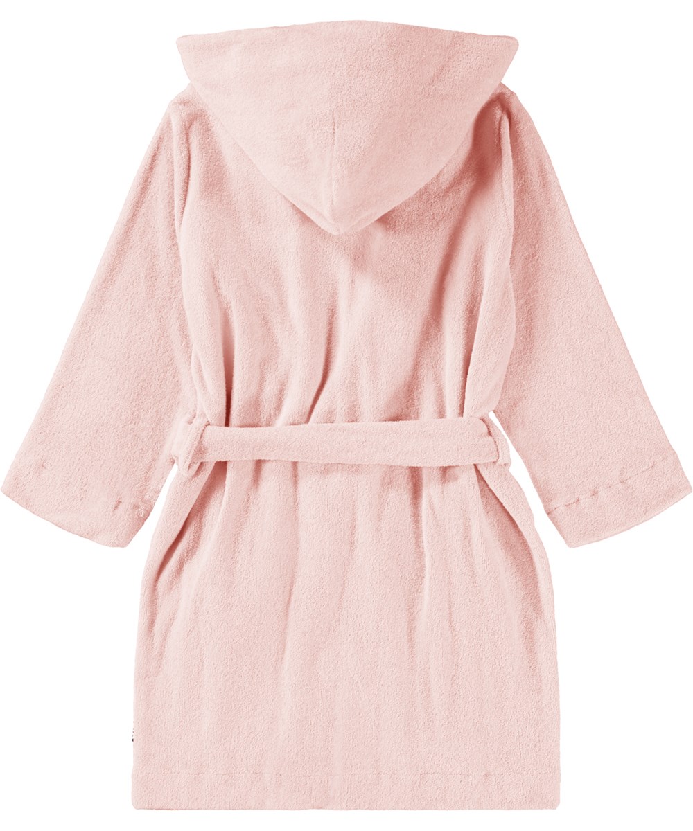 Wyn - Blush - Rosa badekåbe til børn lavet af superblød, økologisk bomuldsfrotté.