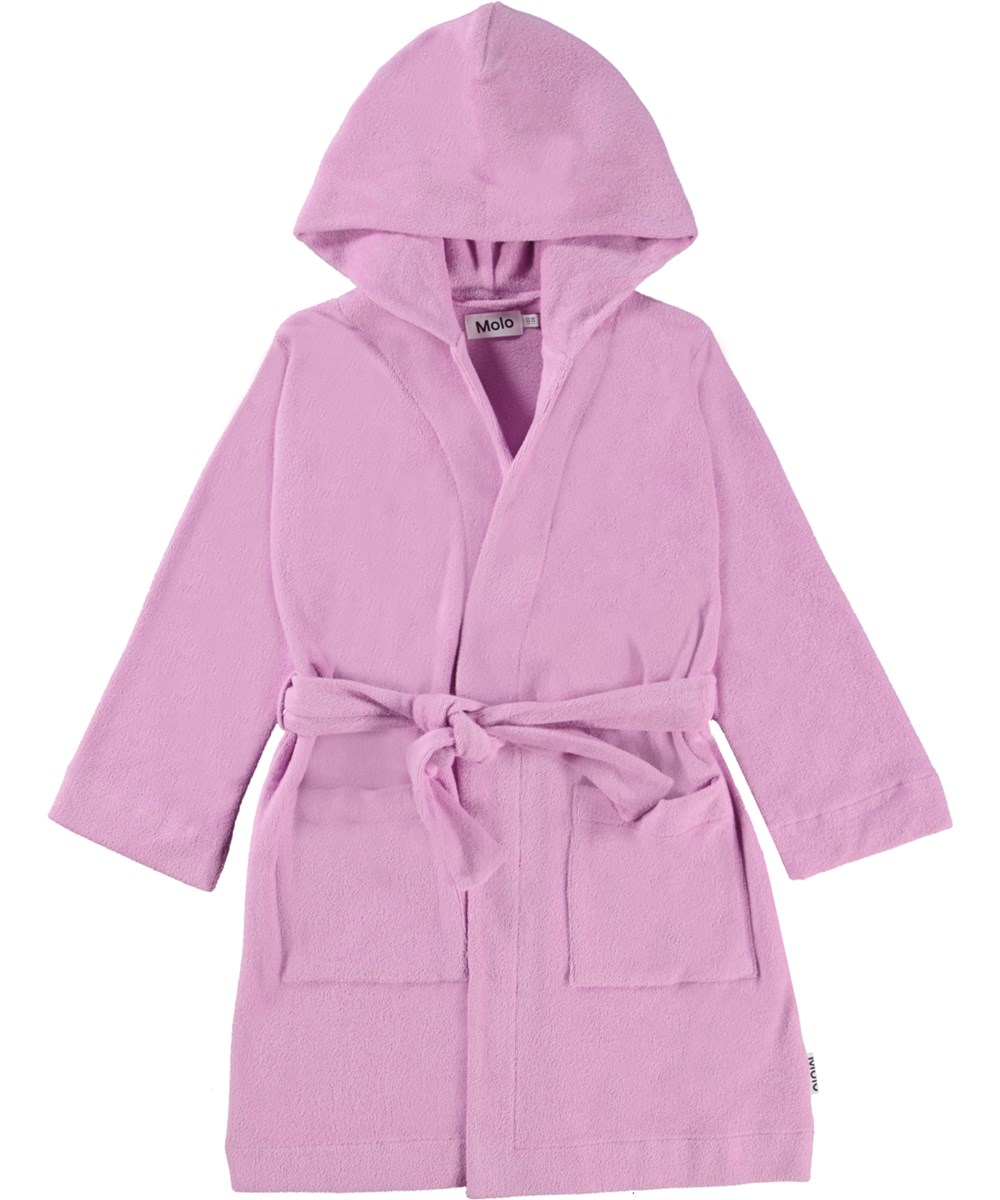 Wyn - Wild Orchid - Pink økologisk badekåbe