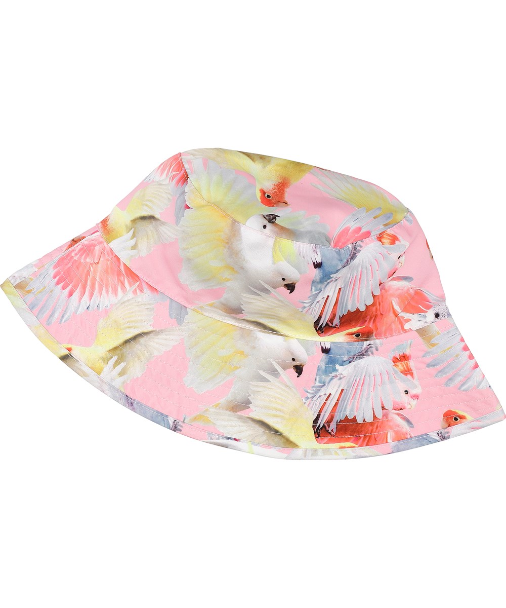 Nadia - Cockatoos - Bucket hat with parrot print 