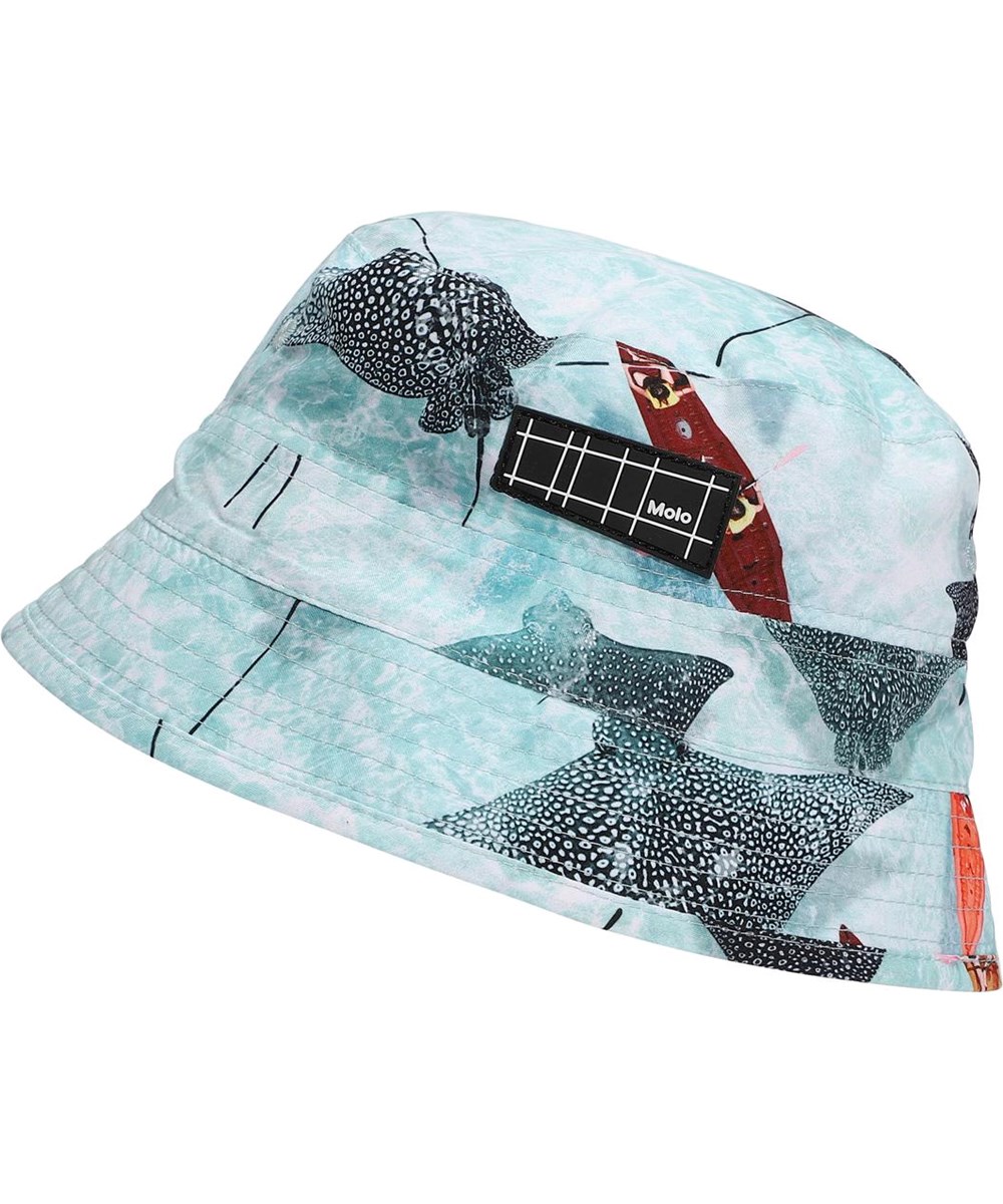 Niks - Hawaiian Ocean - UV bucket hat with stingray print 