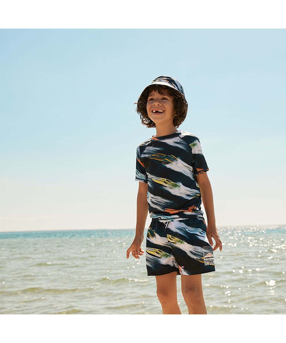 Niks - Super Boats - UV bucket hat with speedboat 