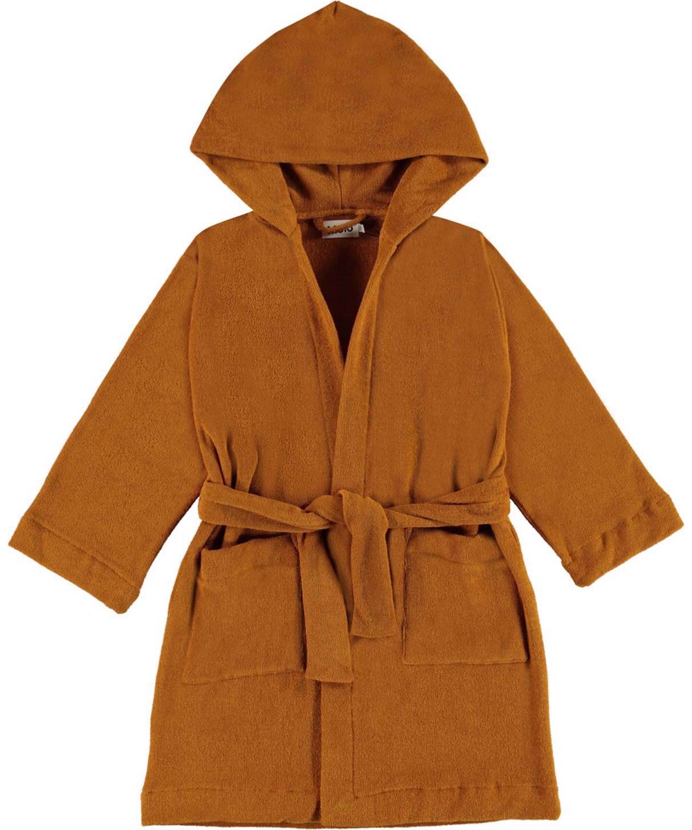 Wyn - Almond - Brown organic bathrobe