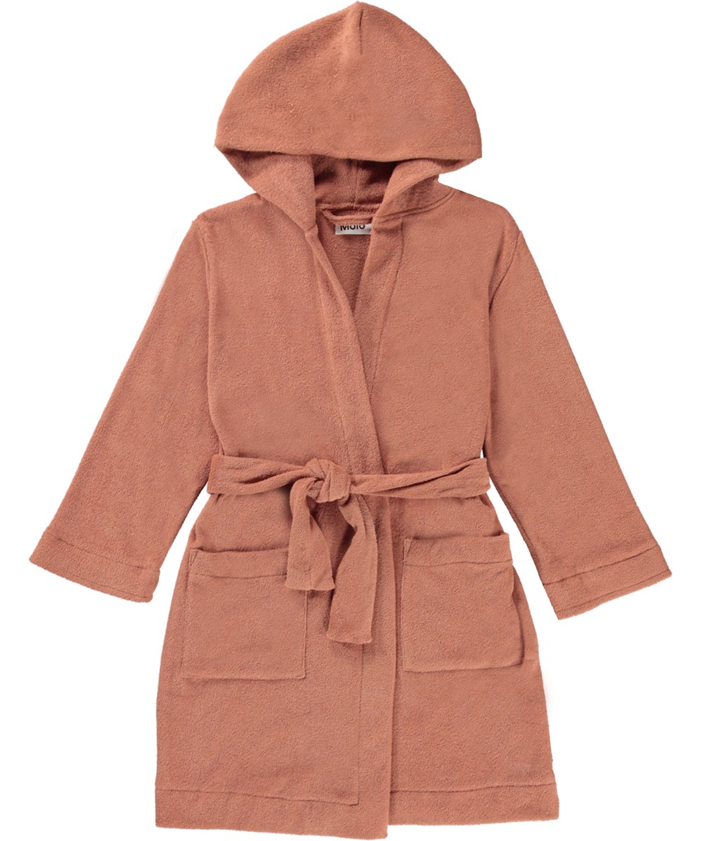 Wyn - Rose Mist - Rose organic terry cloth bathrobe